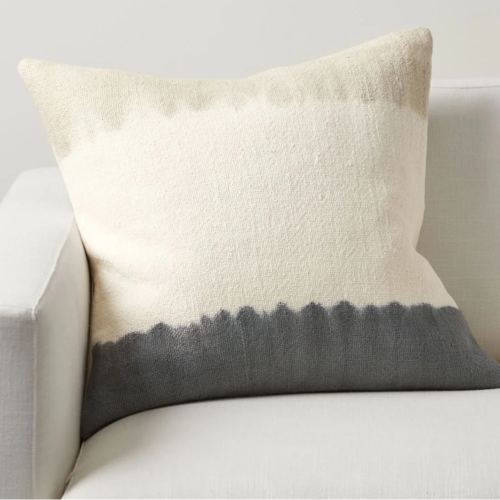 Pottery Barn dip dyed 22x22 pillow cover